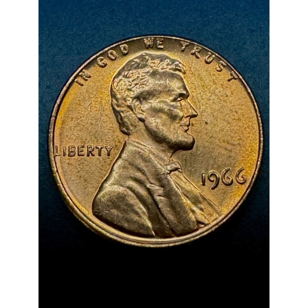 🇺🇸‎ 1966 P Lincoln Memorial Cent Penny - UNC BU RD From Sealed Roll